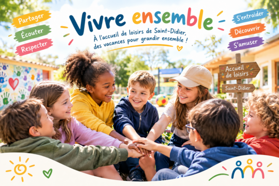 À l’accueil de loisirs de Saint-Didier, apprendre à vivre ensemble en s’amusant !